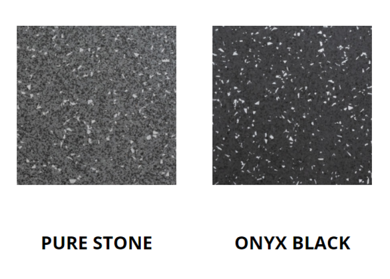 Grindų danga Pavigym Extreme 90x90 7mm Pure Stone + Onyx Black