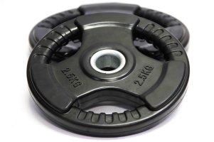 Gravity D Black Rubber Coated Plate, Diameter 30mm, 2,5 kg