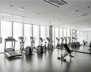 Corporate gym at Apranga Group