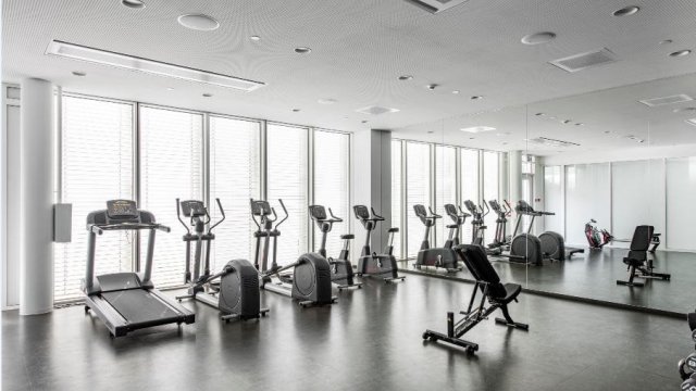Corporate gym at Apranga Group