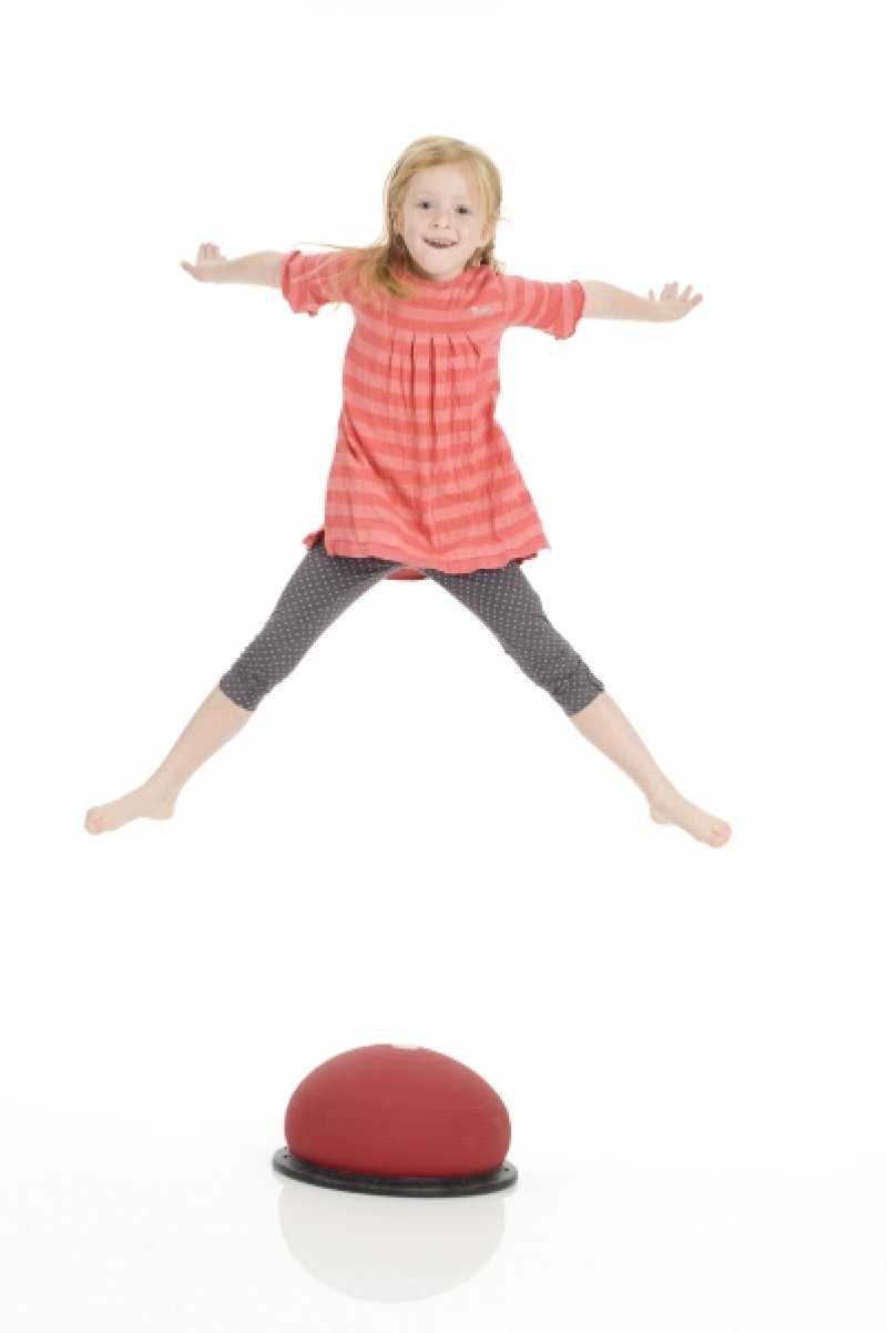 Balansinė pusiausvyros platforma Togu Jumper® mini, raudonas , 36x18 cm