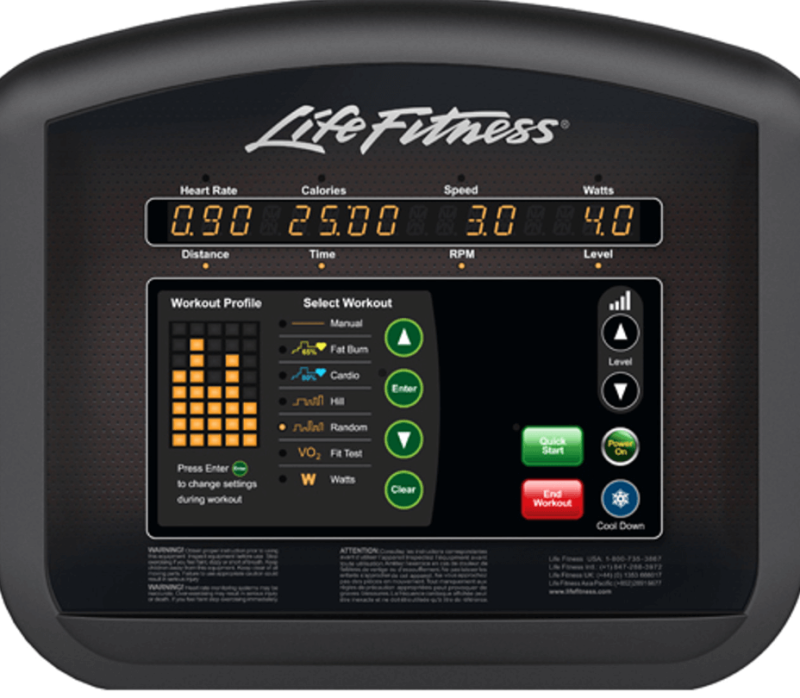 Life Fitness Activate Series - Recumbent Bike Base , Life Fitness Activate Series - Console