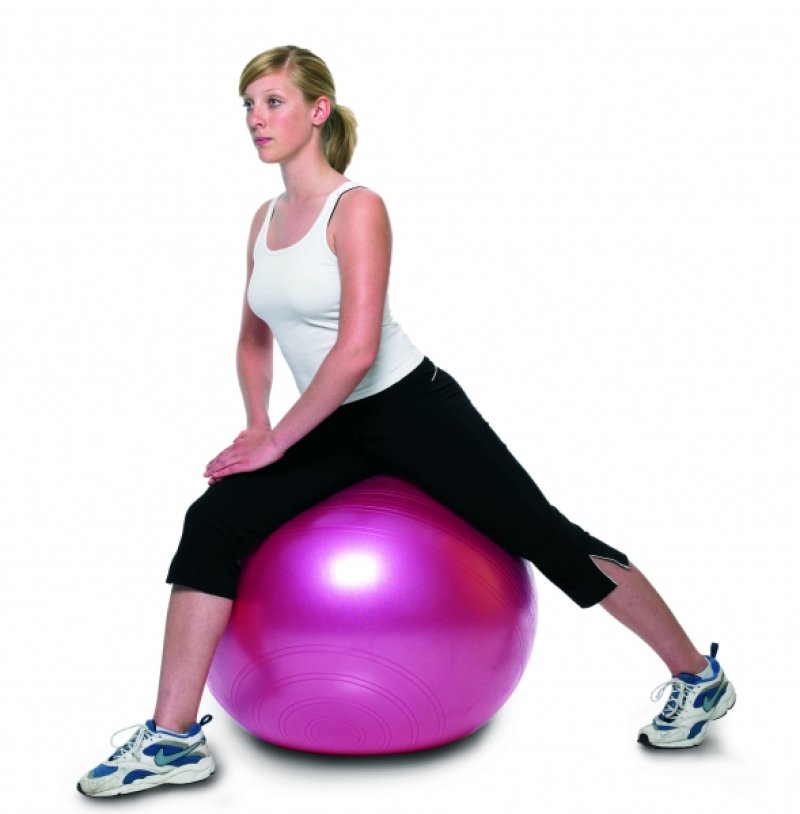Gimnastikos kamuolys MyBall Soft 75 cm, Įvairių spalvų