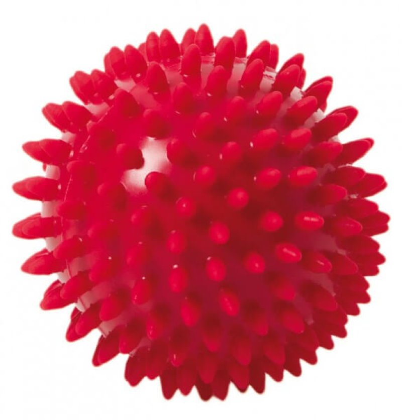 Masažinis kamuoliukas Togu 9 cm, raudonas 