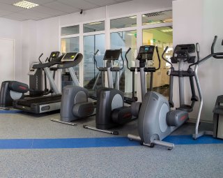 Come on in and try sports and fitness equipment!