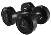 Guminių hantelių rinkinys 52-60kg (10vnt/560kg)