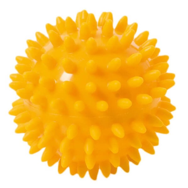 Masažinis kamuoliukas Togu 8 cm, geltonas