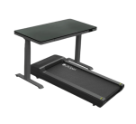 Under-desk walking treadmill TR5000Pro with black desk