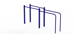 Gravity Z Parallel bars workout