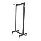 LMX.® Aerobic mat rack. For 30 mats (black)