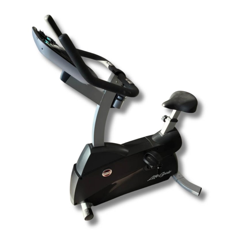 Life Fitness C1 Upright Exercise Bike with Track Connect Console (used)