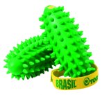 Massage ball Brasil, set of 2, green